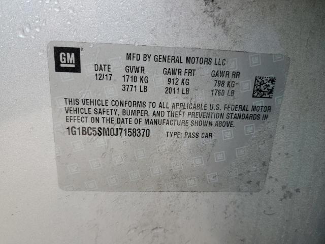2018 CHEVROLET CRUZE LS - 1G1BC5SM0J7158370