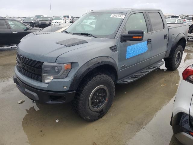 FORD F150 SVT R 2014 gray  gas 1FTFW1R69EFA16580 photo #1