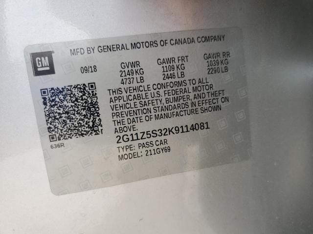 2019 CHEVROLET IMPALA LT - 2G11Z5S32K9114081