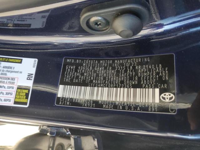2024 TOYOTA COROLLA SE - 5YFS4MCE0RP172365