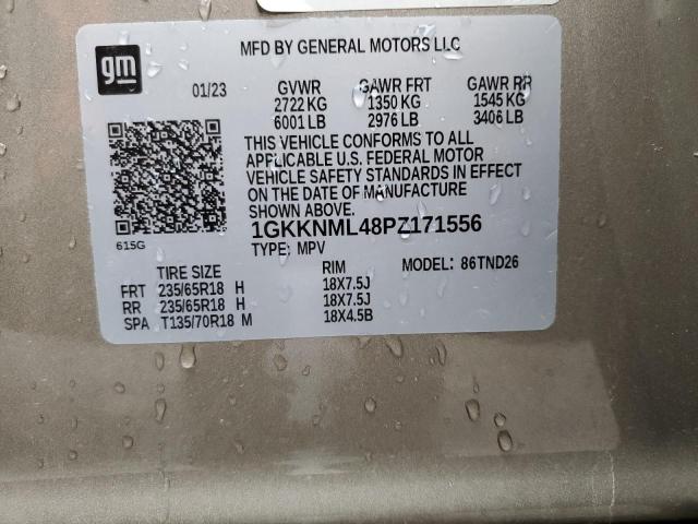 2023 GMC ACADIA SLT - 1GKKNML48PZ171556