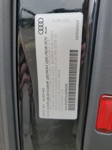 2018 AUDI A5 PREMIUM - WAUENCF52JA096234