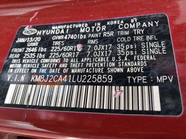 2020 HYUNDAI TUCSON SE - KM8J2CA41LU225859