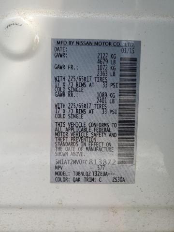 2015 NISSAN ROGUE S - 5N1AT2MV0FC813872