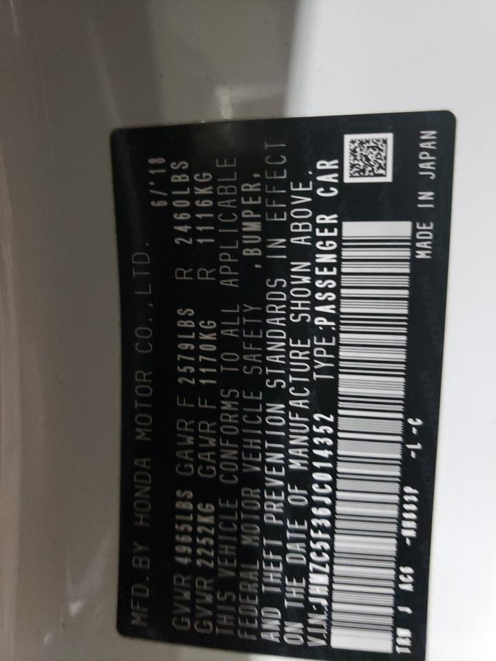 HONDA CLARITY TOURING