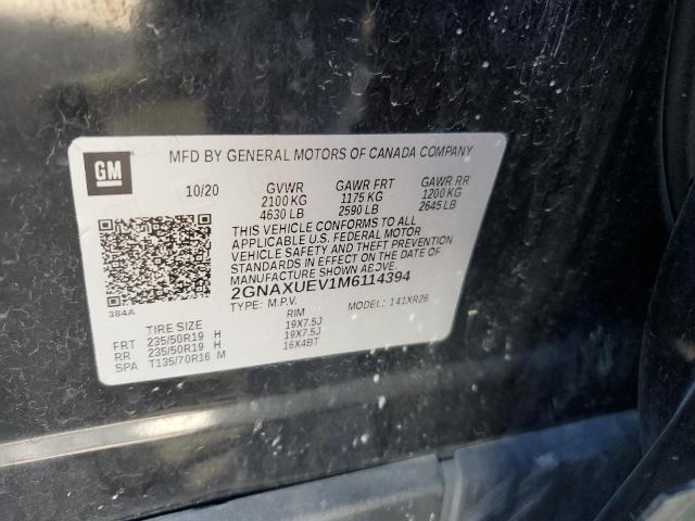 2021 CHEVROLET EQUINOX LT #3288771742