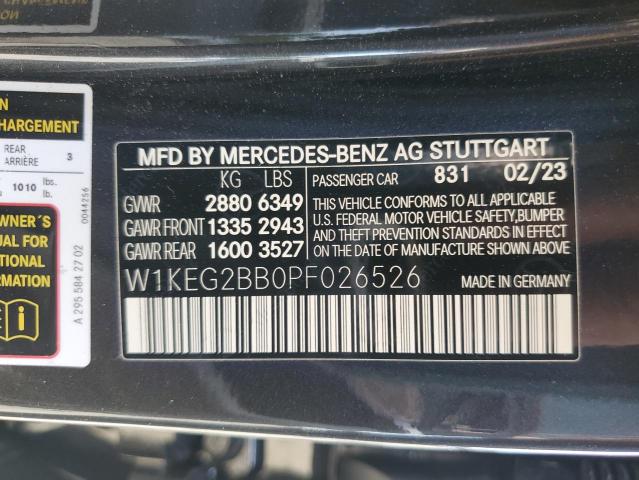 2023 MERCEDES-BENZ EQE SEDAN W1KEG2BB0PF026526