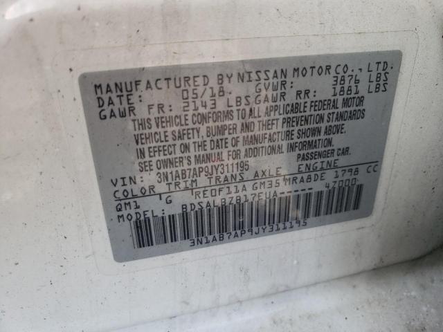 2018 NISSAN SENTRA S - 3N1AB7AP9JY311195