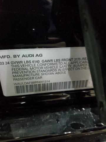 2024 AUDI A8 L WAULDAF88RN011314