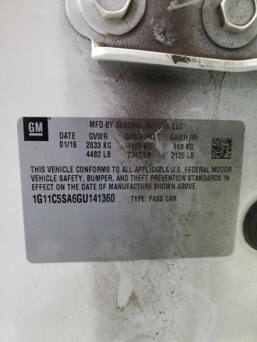2016 CHEVROLET MALIBU LIM - 1G11C5SA6GU141360
