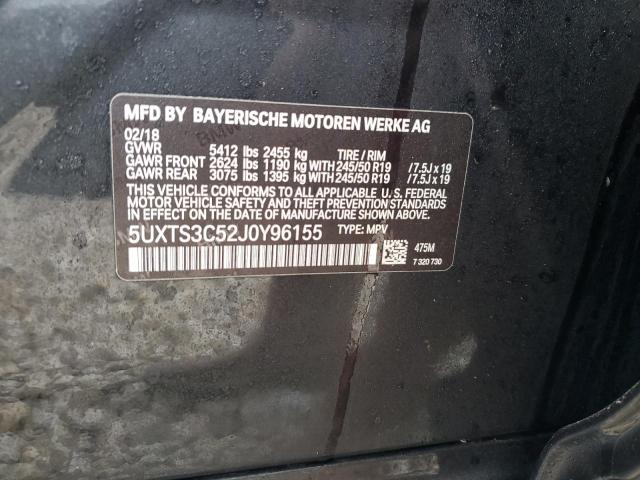 2018 BMW X3 XDRIVEM - 5UXTS3C52J0Y96155