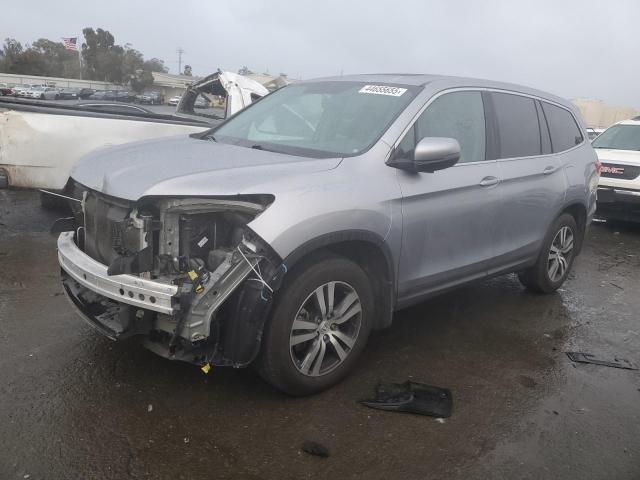 HONDA PILOT EXLN 2017 silver  gas 5FNYF5H72HB004953 photo #1