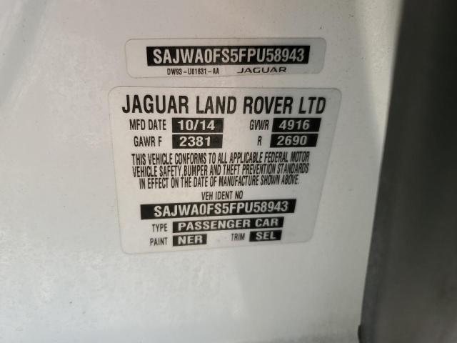 2015 JAGUAR XF 2.0T PR SAJWA0FS5FPU58943