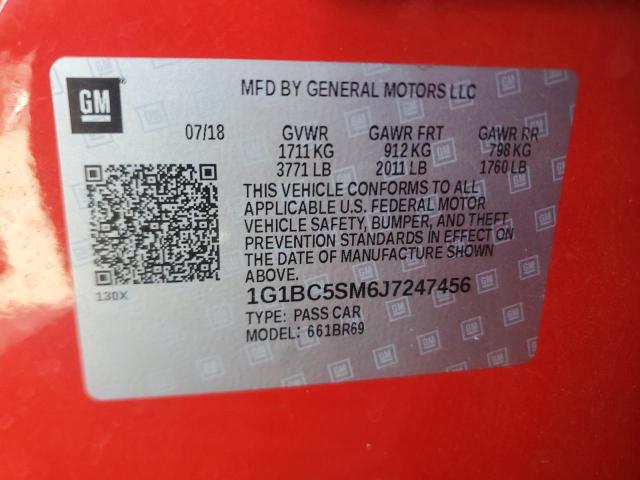 2018 CHEVROLET CRUZE LS - 1G1BC5SM6J7247456