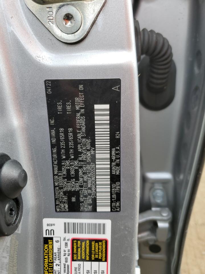 5TDHBRCH3NS555287 TOYOTA HIGHLANDER 2022