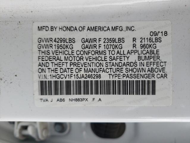 2021 HONDA ACCORD LX - 1HGCV1F15JA246298