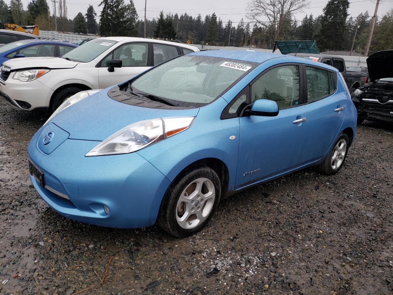 JN1AZ0CP7BT009284 2011 Nissan Leaf Sv
