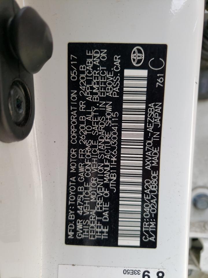 JTNB11HK6J3004115 TOYOTA CAMRY 2018