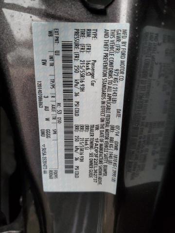 2014 Ford Focus Se VIN: 1FADP3F22EL362737 Lot: 47987104