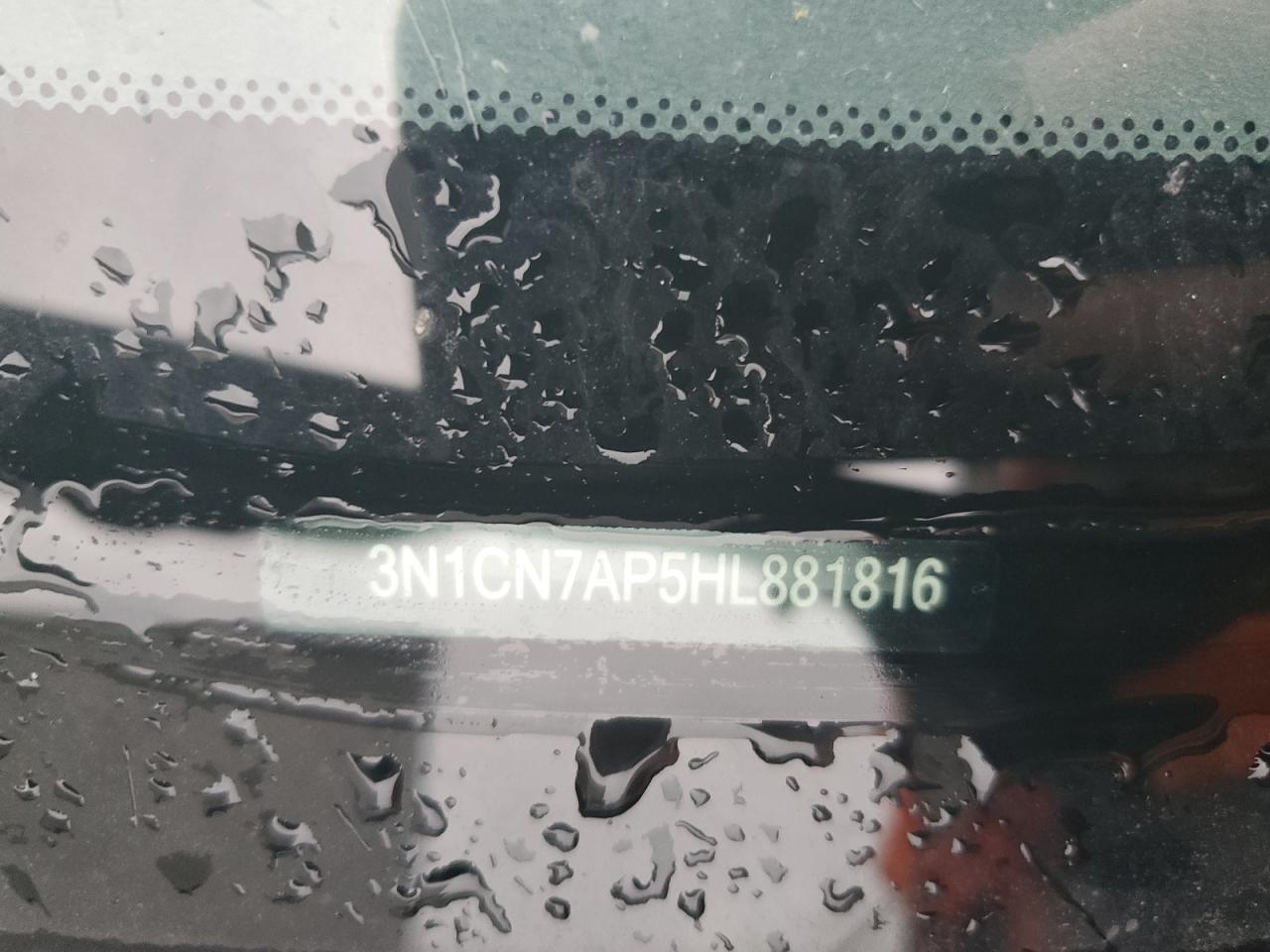 3N1CN7AP5HL881816 NISSAN VERSA 2017