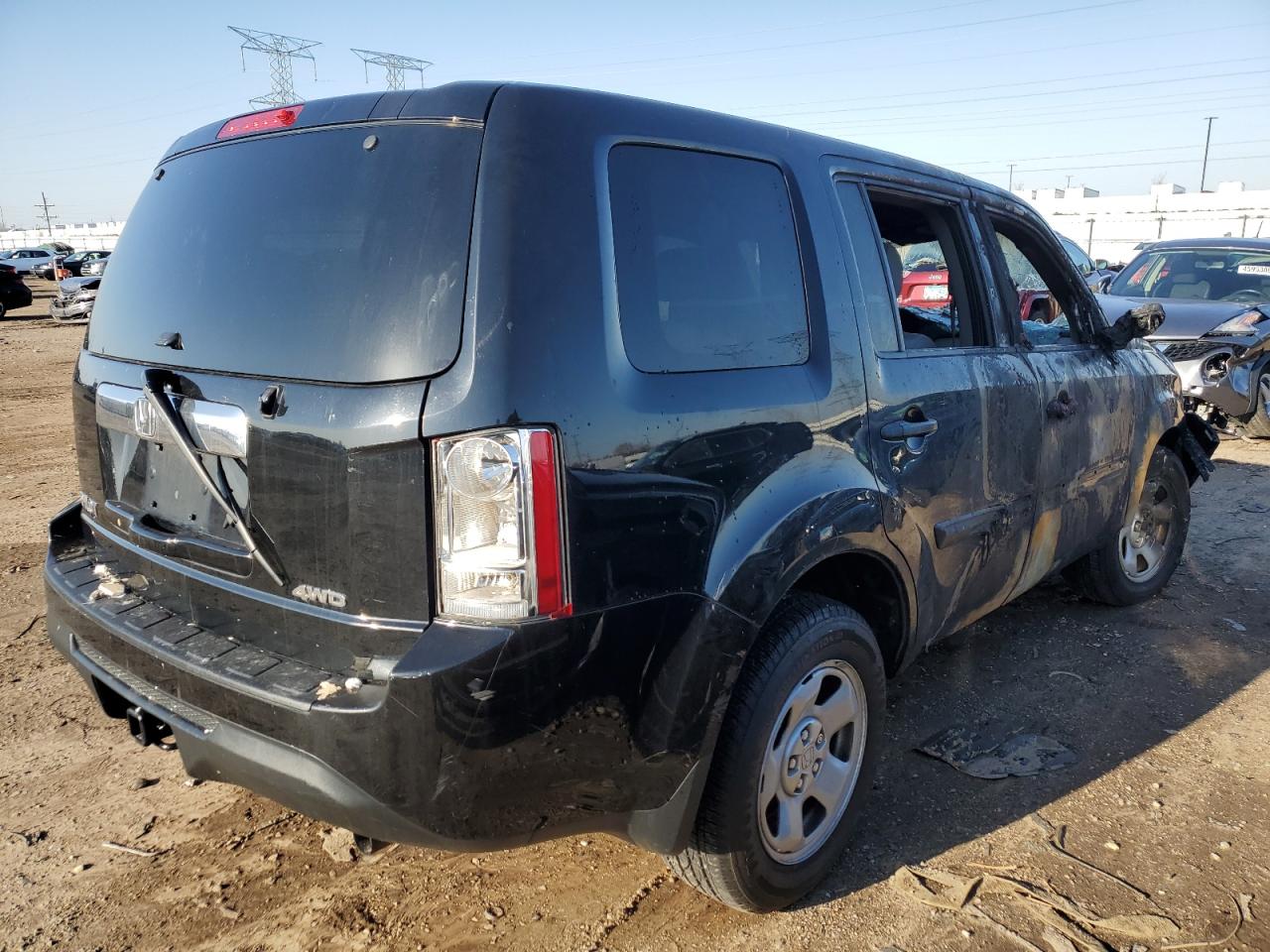 5FNYF4H23FB008361 2015 Honda Pilot Lx