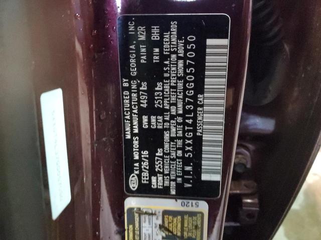 2016 Kia Optima Lx VIN: 5XXGT4L37GG057050 Lot: 44932544