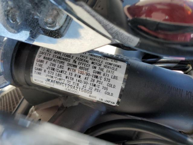 2009 KAWASAKI EN500 C - JKAENVC129A215809