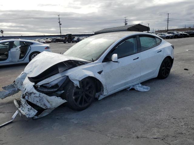 Lot #2524024888 2022 TESLA MODEL 3 salvage car