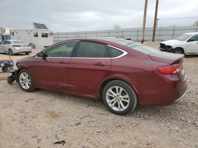 CHRYSLER 200 LIMITE 2016 burgundy sedan 4d gas 1C3CCCAB8GN176785 photo #3