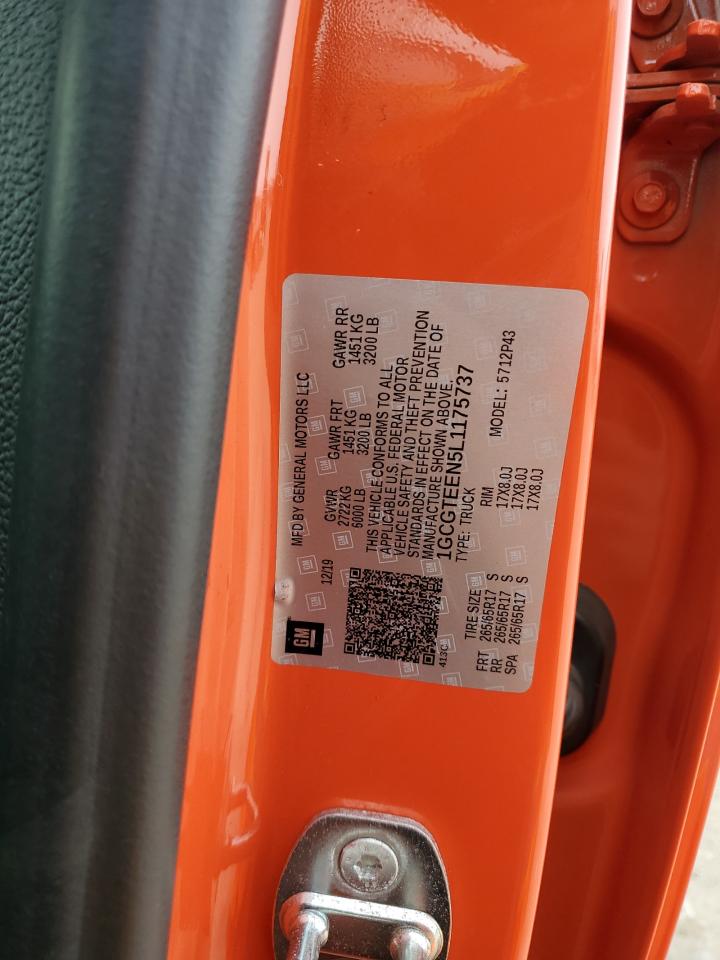 1GCGTEEN5L1175737 CHEVROLET COLORADO 2020