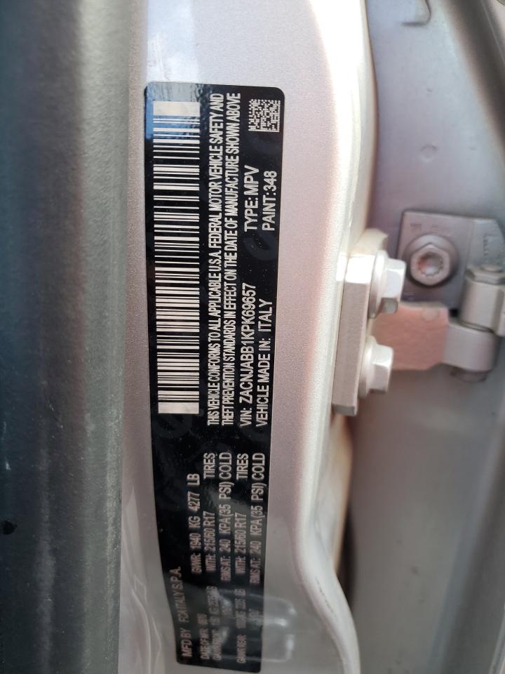 ZACNJABB1KPK69657 2019 Jeep Renegade Latitude