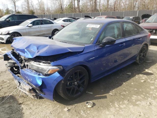 Lot #2524302036 2022 HONDA CIVIC SPOR salvage car