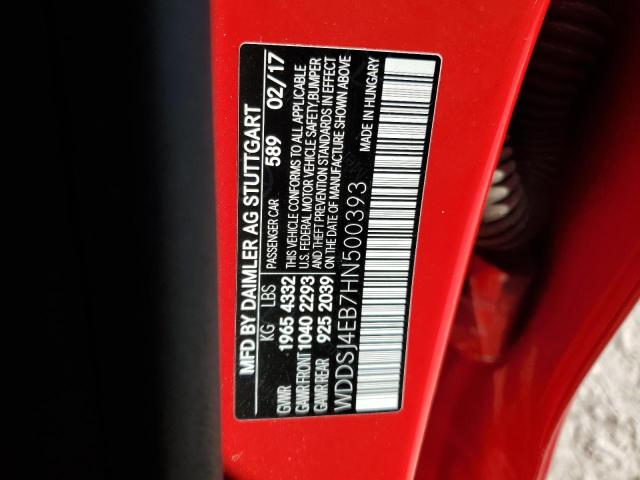 2017 MERCEDES-BENZ CLA 250 - WDDSJ4EB7HN500393