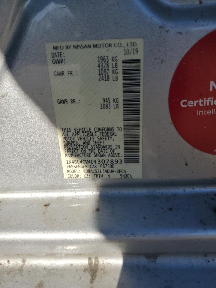 1N4BL4CV4LN307893 NISSAN ALTIMA 2020