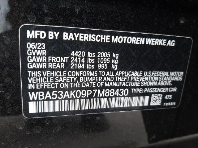 2023 BMW 228I VIN: WBA53AK09P7M88430 Lot: 46891494