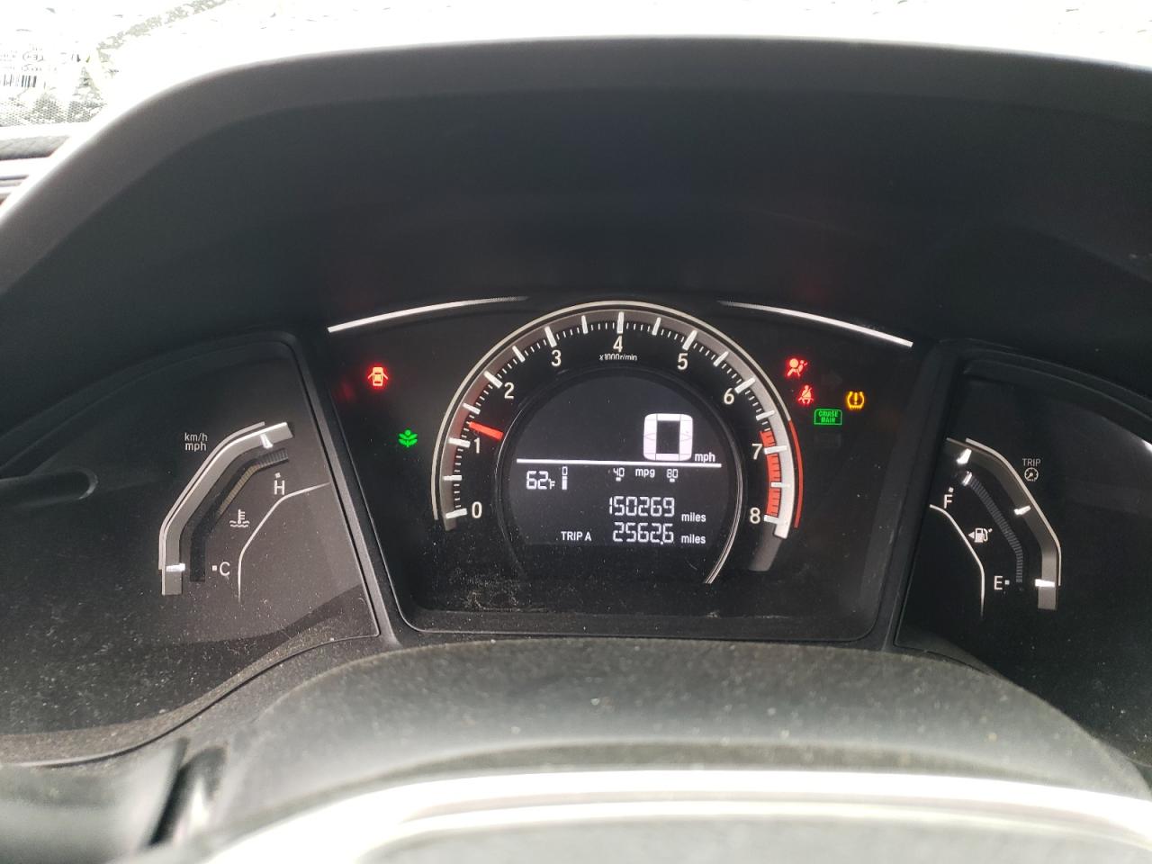 19XFC2E56GE017372 HONDA CIVIC 2016