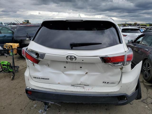 VIN 5TDJKRFH0ES024108 2014 Toyota Highlander, Xle no.6