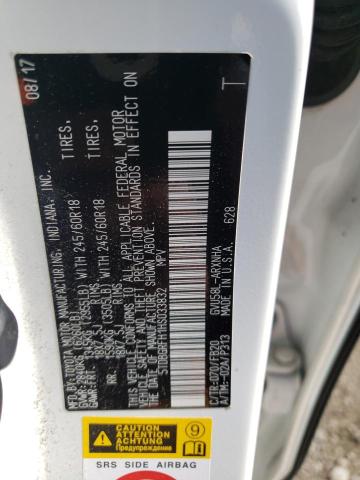 2017 TOYOTA HIGHLANDER - 5TDBGRFH1HS033832