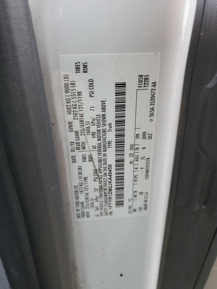 1FTYR1ZM2JKA48450 FORD TRANSIT 2018