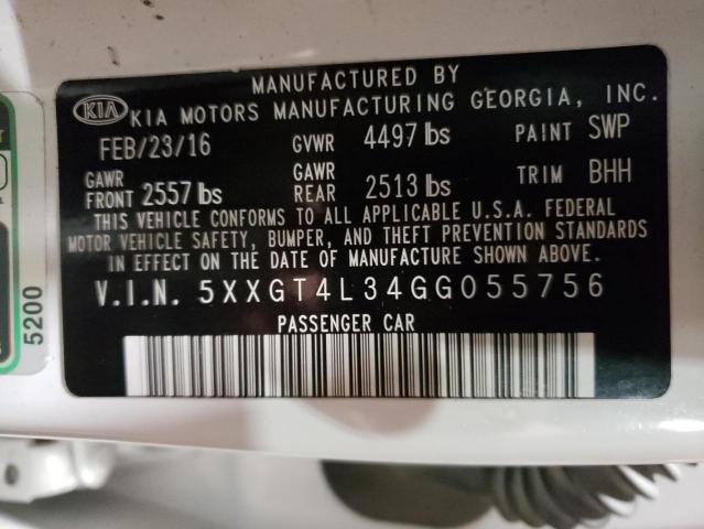 2016 KIA OPTIMA LX - 5XXGT4L34GG055756