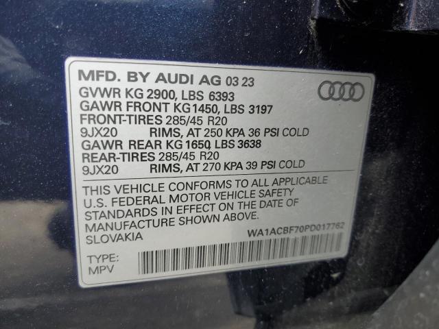 VIN WA1ACBF70PD017762 2023 Audi Q7, Premium no.12