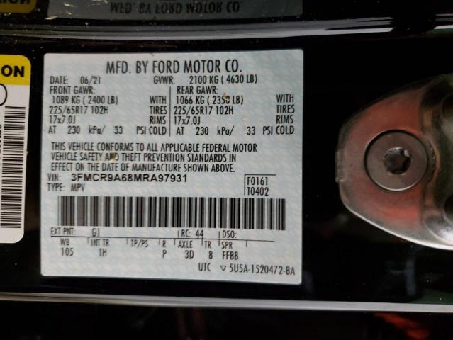 2021 FORD BRONCO SPO - 3FMCR9A68MRA97931