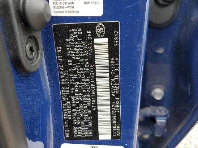 2023 TOYOTA CAMRY SE N - 4T1G11AK4PU145476