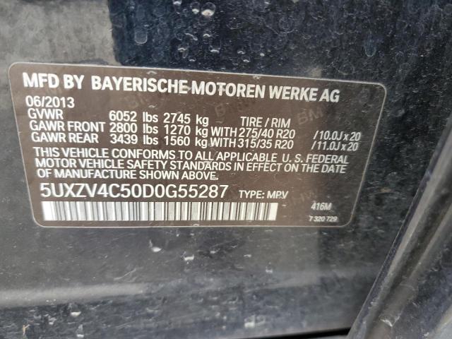 2013 BMW X5 xDrive35I VIN: 5UXZV4C50D0G55287 Lot: 47141494