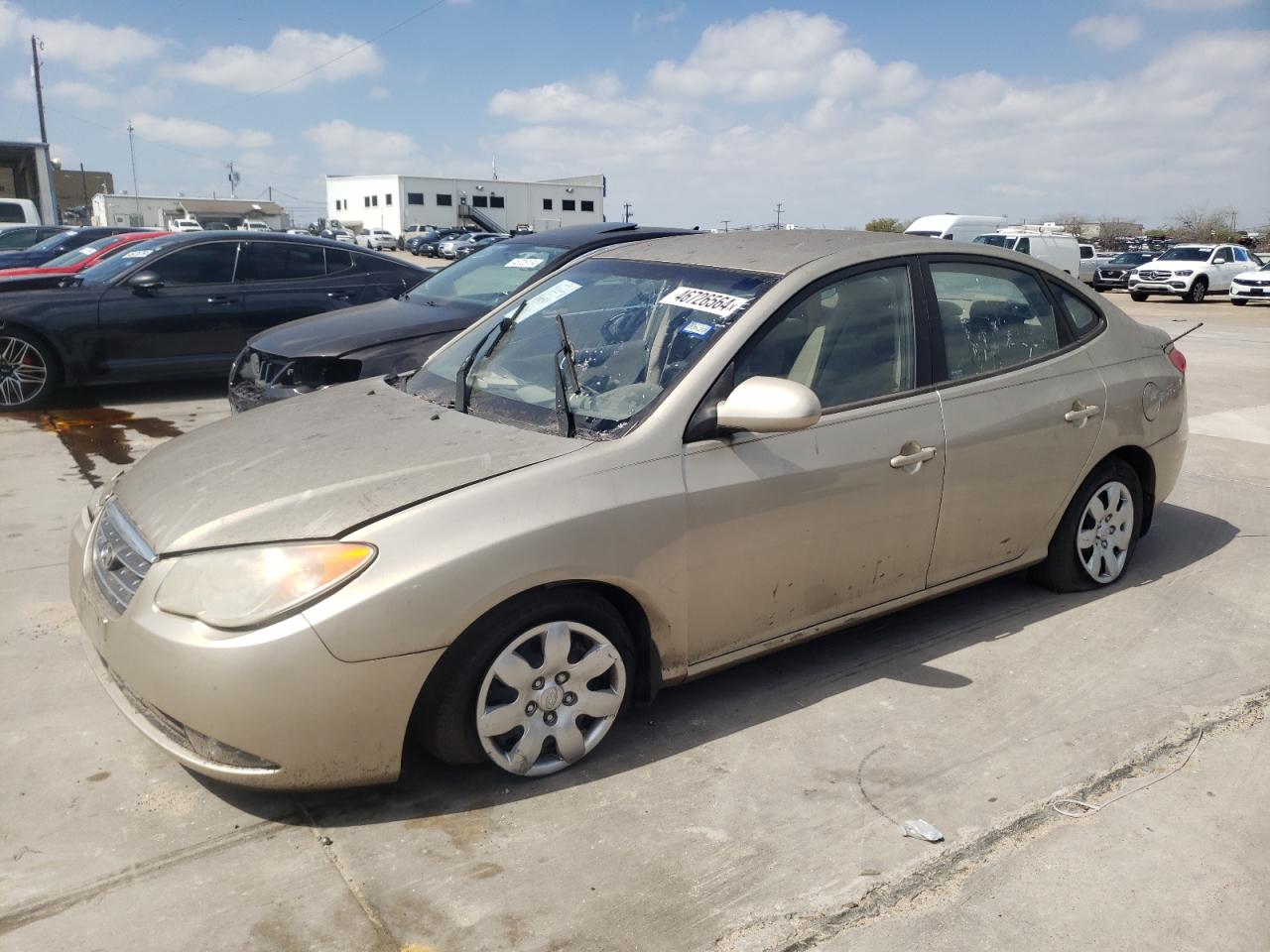 KMHDU46D17U028296 2007 Hyundai Elantra Gls