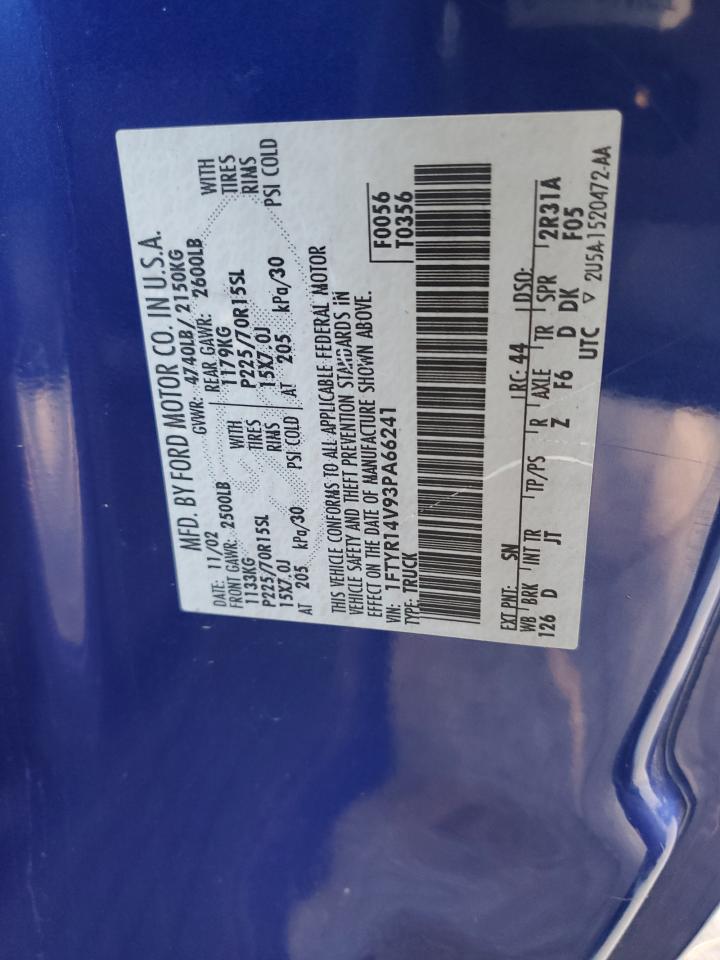 1FTYR14V93PA66241 2003 Ford Ranger Super Cab