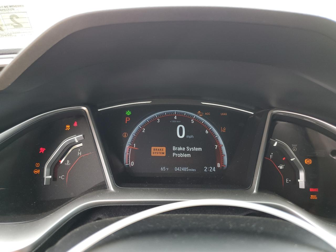 2HGFC2F81LH587031 HONDA CIVIC 2020
