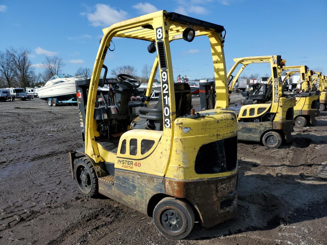Lot #3242791979 2010 HYST FORKLIFT