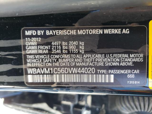  BMW X1 2013 Чорний