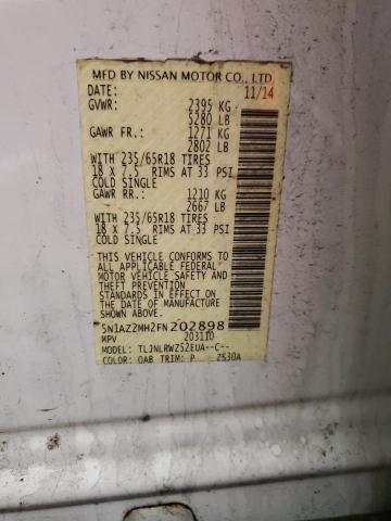 2015 NISSAN MURANO S - 5N1AZ2MH2FN202898